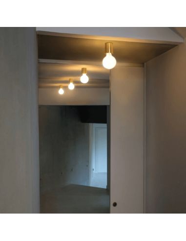 Plafón/aplique de pared de metal Ten cobre ambiente