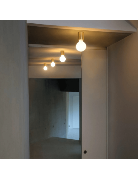 Plafón/aplique de pared de metal Ten cobre ambiente