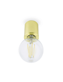 Luz de teto/parede de metal dourado Faro Ten
