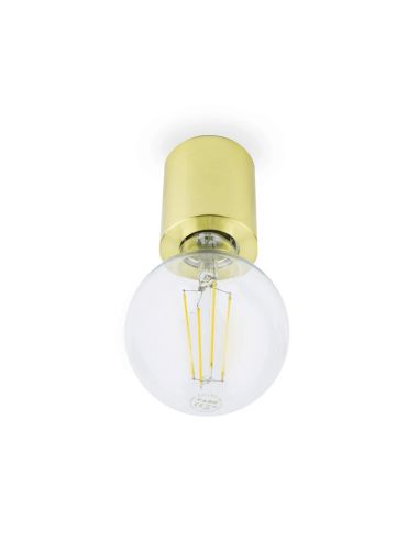 Plafón/aplique de pared de metal Ten oro Faro