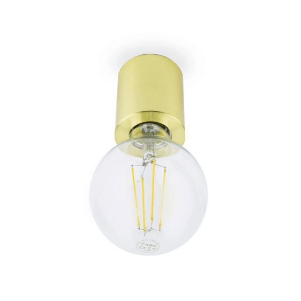 Plafón/aplique de pared de metal Ten oro Faro
