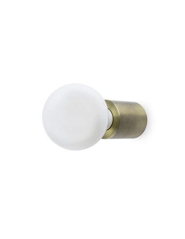 Luz de teto/parede de metal ouro velho Faro Ten