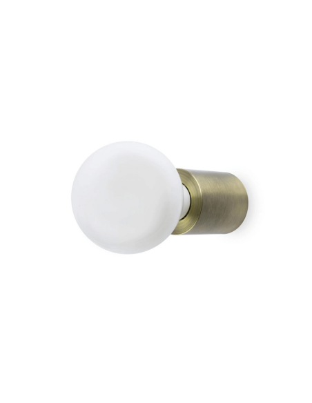 Luz de teto/parede de metal ouro velho Faro Ten