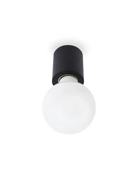 Plafón/aplique de pared de metal Ten negro Faro