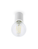 Aplique de teto/parede em metal White Ten Faro