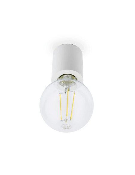 Plafón/aplique de pared de metal Ten blanco Faro