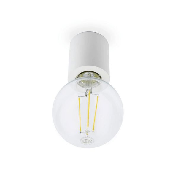 Plafón/aplique de pared de metal Ten blanco Faro