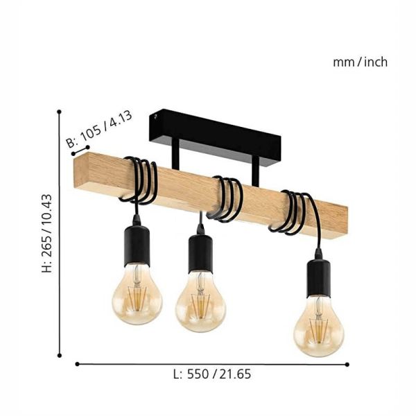 Lampe suspendue au plafond suspendu...