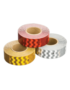 Rouleau de ruban adhésif réfléchissant homologué ambre 50 Mètres 50.8mm V23 Vignal | leonleds 2