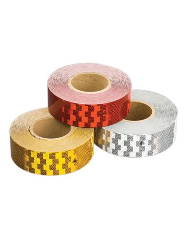 Rollo Cinta adhesiva reflectante homologada ambar 50 Metros 50,8mm V23 Vignal | LeonLeds