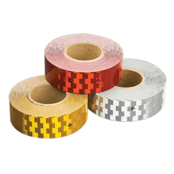 Rollo Cinta adhesiva reflectante homologada ambar 50 Metros 50,8mm V23 Vignal | LeonLeds