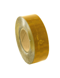 Rouleau de ruban adhésif réfléchissant homologué ambre 50 Mètres 50.8mm V23 Vignal | leonleds