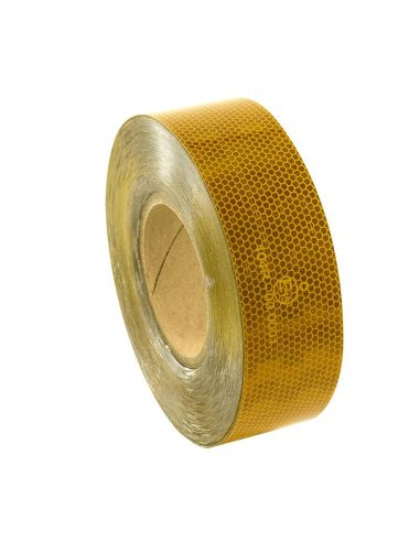 Rollo Cinta adhesiva reflectante homologada ambar 50 Metros 50,8mm V23 Vignal | LeonLeds