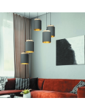 Lámpara de techo LED colgante cappuccino Albariza 1XE27 | Lámpara color gris de Eglo Iluminación | LeonLeds Iluminación