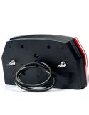 Piloto trasero LED con triangulo 12V 3/4 Funciones y Posición Efecto Neon 2A R1 S1 Con Cable FT-371 Fristom | LeonLeds