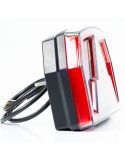 Piloto trasero LED con triangulo 12V 3/4 Funciones y Posición Efecto Neon 2A R1 S1 Con Cable FT-371 Fristom | LeonLeds