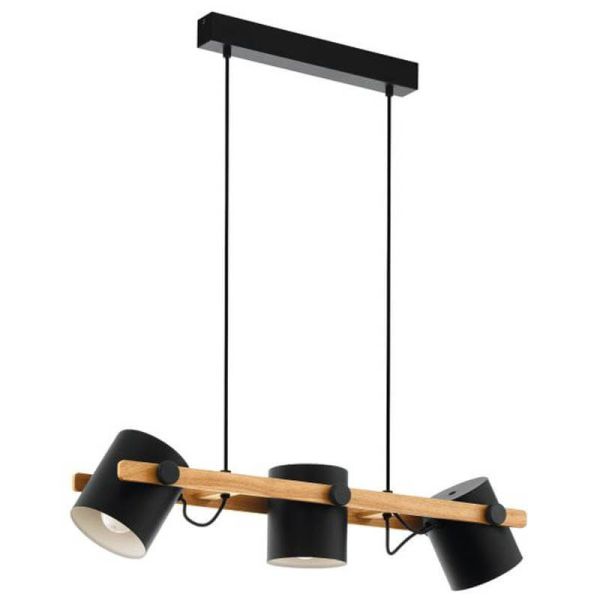 Lámpara colgante de techo nórdica Hornwood 3xE27 Eglo | LeonLeds