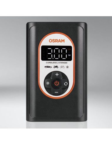 Puissant compresseur de pneu LCD avec batterie rechargeable Tyreinflate 4000 OTIR4000 Osram Portable | leonleds