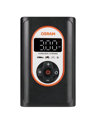 Potente compressor de pneus com bateria recarregável Tyreinflate 4000 OTIR4000 Portátil Osram | leonleds