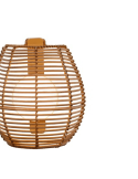 Aplique LED exterior natural sin cables Bossa Wall detalle