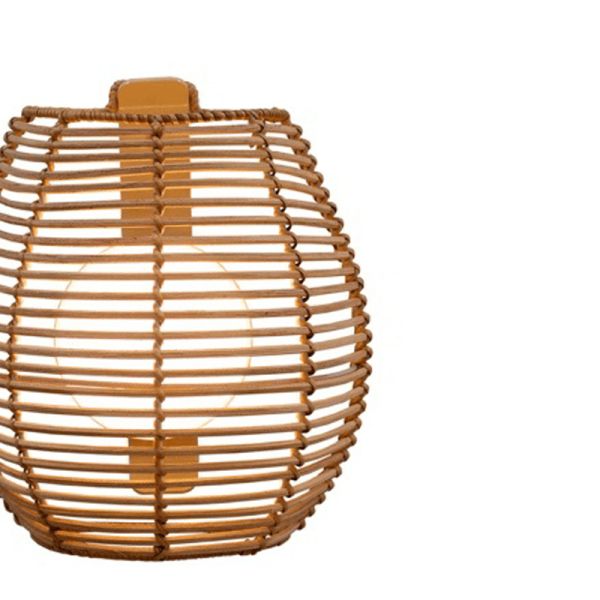 Aplique LED exterior natural sin cables Bossa Wall detalle