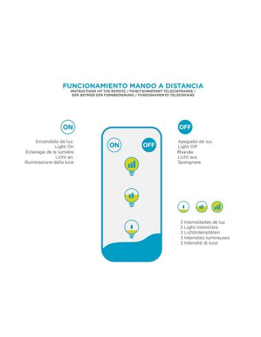 Bossa Wall lâmpada de parede externa LED natural com controle remoto