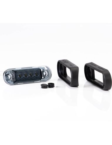 Piloto LED de galibo ahumado para barra o superficie plana Blanco FT-073 B Dark Fristom | LeonLeds