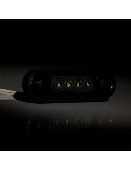 Luz LED Fumê para barra ou superfície plana Branca FT-073 B Dark Fristom | LeonLeds