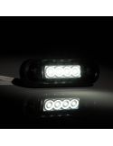 Piloto LED de galibo ahumado para barra o superficie plana Blanco FT-073 B Dark Fristom | LeonLeds