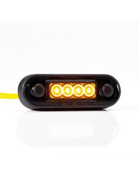 Lumière LED de dégagement fumée pour barre ou surface plane Ambre FT-073 Z Dark Fristom | LéonLeds