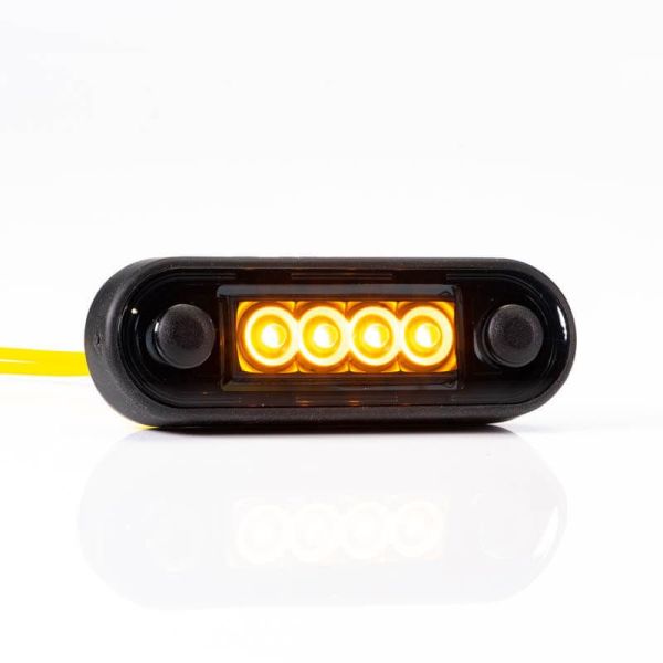 Lumière LED de dégagement fumée pour barre ou surface plane Ambre FT-073 Z Dark Fristom | LéonLeds