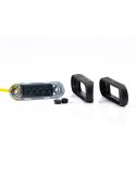 Piloto LED de galibo ahumado para barra o superficie plana Ambar FT-073 Z Dark Fristom | LeonLeds