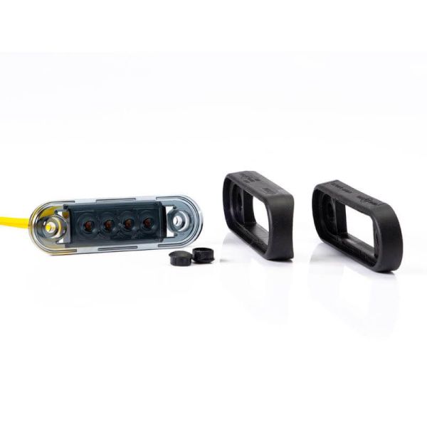 Lumière LED de dégagement fumée pour barre ou surface plane Ambre FT-073 Z Dark Fristom | LéonLeds