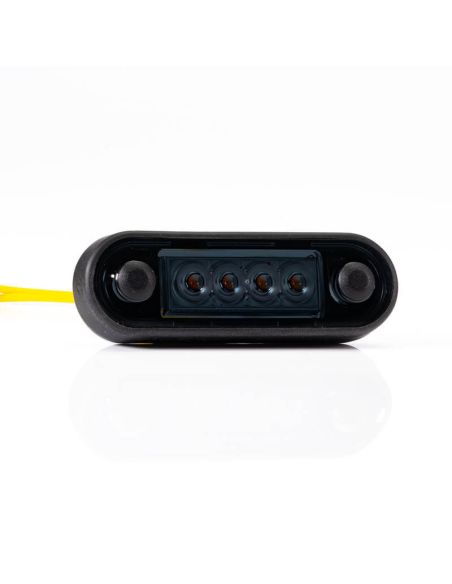 Piloto LED de galibo ahumado para barra o superficie plana Ambar FT-073 Dark Fristom | LeonLeds