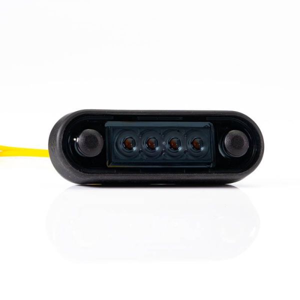Piloto LED de galibo ahumado para barra o superficie plana Ambar FT-073 Dark Fristom | LeonLeds