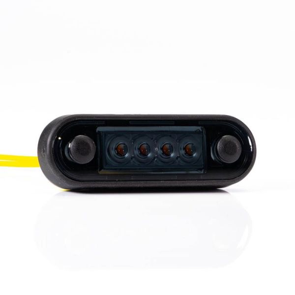 Piloto LED de galibo ahumado para barra o superficie plana Ambar FT-073 Z Dark Fristom | LeonLeds