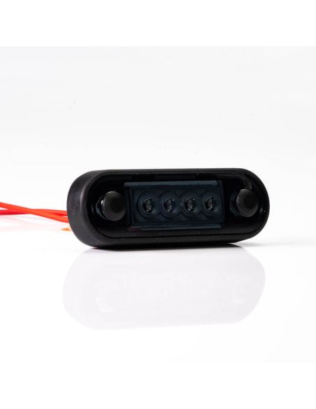Piloto LED de galibo ahumado para barra o superficie plana Rojo FT-073  C Dark Fristom | LeonLeds