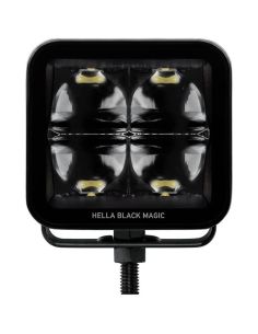 Faro LED cuadrado largo alcance Black Magic Cube 3,2" 12V/24V 3000Lm 1 Unds. Deutsch Hella 1FA 358 176-861 Hella | LeonLeds 2