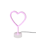 Lámpara de sobremesa Heart-corazón de Trio Lighting | LeonLeds.com