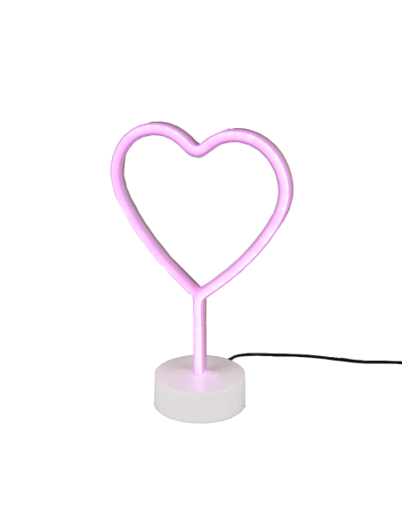 Lámpara de sobremesa Heart-corazón de Trio Lighting | LeonLeds.com