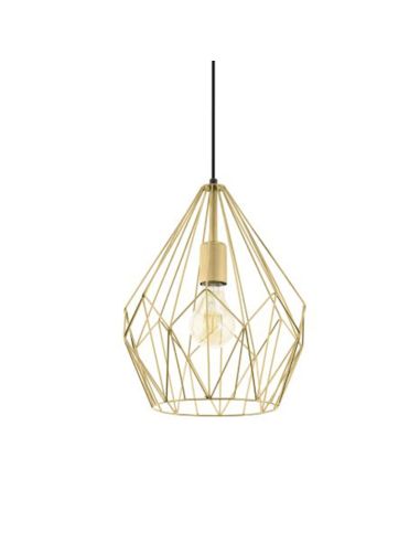 Luminária de teto vintage Carlton ouro 1XE27 Eglo