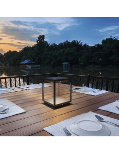 Solar Led Beacon 3.5W Solei Antracite 3000K da Dopo ao melhor preço| Leon Iluminação LED 2