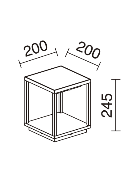 Baliza Led Solar 3.5W Solei Antracita 3000K de Dopo al mejor precio| LeonLeds Iluminación