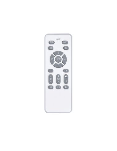 Mando Ventilador LED de techo de 45W aspas plegables Moss blanco 4900 Lm CCT