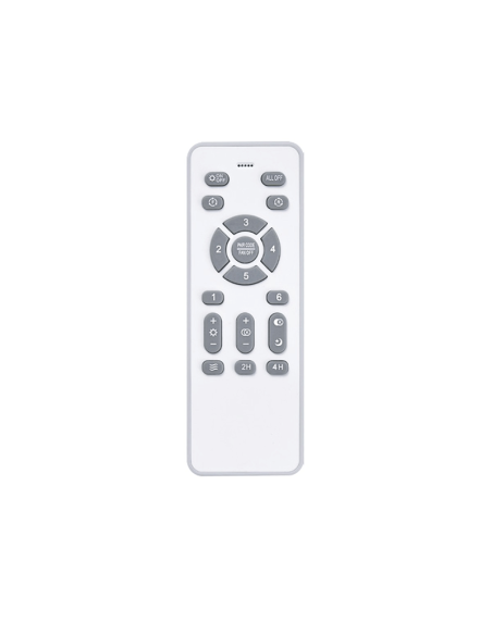Mando Ventilador LED de techo de 45W aspas plegables Moss blanco 4900 Lm CCT