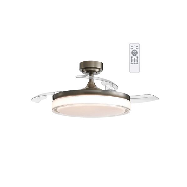 Ventilateur de plafond LED 45W avec...