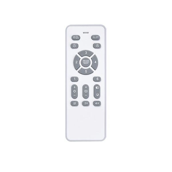 Télécommande pour ventilateur de plafond LED orientable 45W à pales rétractables Aneto nickel