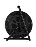 Enrouleur de câble avec 25 mètres de câble et poignée + 4 prises 3000 W 10 A 250 V 430021G Garza | LeonLeds