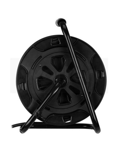Bobina de cabo com 25 metros de cabo com pega + 4 Tomadas 3000W 10A 250V 430021G Garza | leonleds
