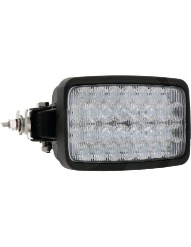 Faro LED rectangular 12V 24V Swivel soporte lateral giratorio para New Holland 3.471Lm | LeonLeds